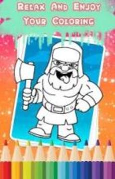 Coloring Clash Royale Characters游戲截圖4