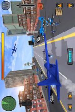 US Police Car Plane Transport Simulator游戲截圖3