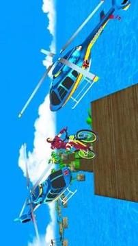 Flying Robot Bicycle - Robot Transformation game游戲截圖4