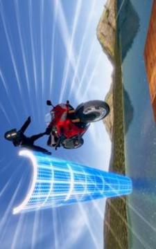 Mega Ramps Trails : Extreme Venom Motorbike Stunts游戲截圖5