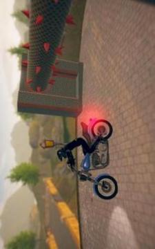 Mega Ramps Trails : Extreme Venom Motorbike Stunts游戲截圖1