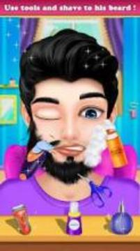 Celebrity Beard Salon : Stylist Beard Salon游戲截圖5