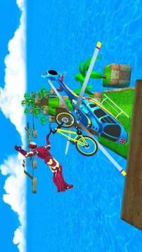 Flying Robot Bicycle - Robot Transformation game游戲截圖1