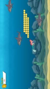Mermaid Ariel Shark Attack游戲截圖2