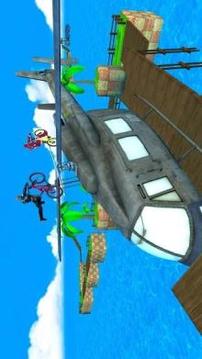 Flying Robot Bicycle - Robot Transformation game游戲截圖2