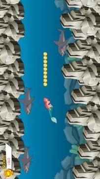 Mermaid Ariel Shark Attack游戲截圖3