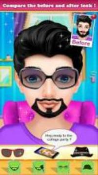 Celebrity Beard Salon : Stylist Beard Salon游戲截圖4