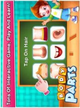 Body Parts for Kids - Human Body Parts游戲截圖2