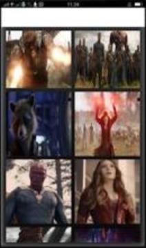 Avengers Infinity War Puzzle Games游戲截圖3