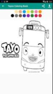 Tayo Coloring Book Free游戲截圖2