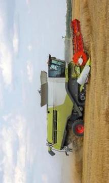Modern agricultural machinery tractor puzzle游戲截圖2