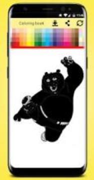 Coloring Book for kung Fu Panda游戲截圖2