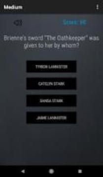 The Game Of Thrones Quiz游戲截圖2