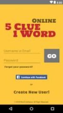 5 Clue 1 Word Online游戲截圖3