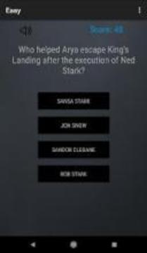 The Game Of Thrones Quiz游戲截圖3
