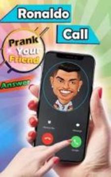 Cr7 Fake call - football prank call RMA游戲截圖1