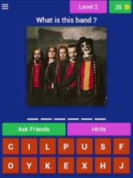 Metal Bands Quiz游戲截圖5