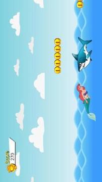 Princess Mermaid Ariel Jump Tale游戲截圖3