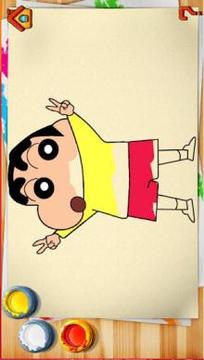 Coloring Shinchan Crayon游戲截圖4