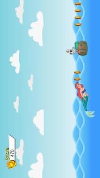 Princess Mermaid Ariel Jump Tale游戲截圖1