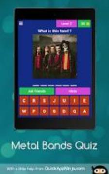 Metal Bands Quiz游戲截圖2