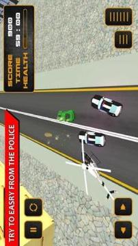 Police Chase Pursuit : City Escape Getaway游戲截圖5