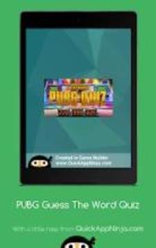 Guess The Picture Quiz For PUBG游戲截圖2