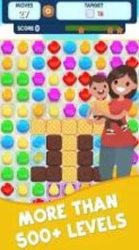Candy for Housewife Match 3游戲截圖2