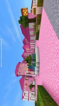 The Great Pink House map for MCPE游戲截圖5