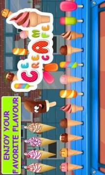 Rainbow Ice Cream Cone & Popsicle Maker Game游戲截圖1