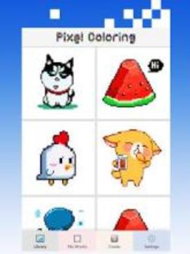 Pixel Coloring - Color by Number游戲截圖1