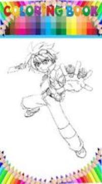Bakugan games coloring for fans游戲截圖1