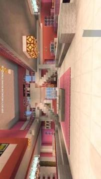 The Great Pink House map for MCPE游戲截圖3