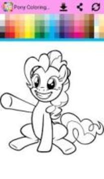 Little Pony Coloring Book游戲截圖5