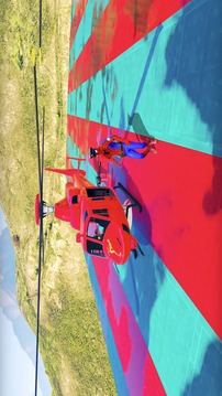 Superheroes Flying Helicopter Speed Racing Games游戲截圖2