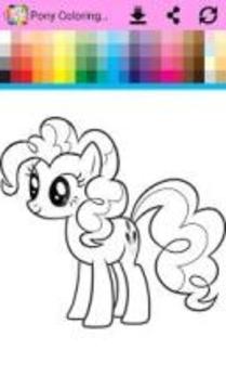 Little Pony Coloring Book游戲截圖1