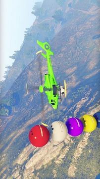 Superheroes Flying Helicopter Speed Racing Games游戲截圖1