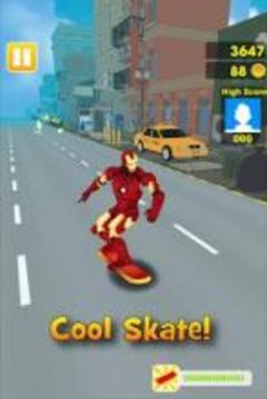 Iron Man Surf 3D Adventure游戲截圖3