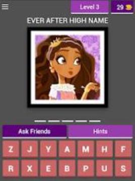 Ever After High - Character Quiz游戲截圖2