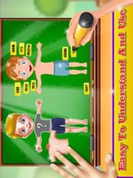 Our Body Parts - Human Body Part Learning for kids游戲截圖1