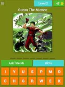 Guess The X Man Quiz游戲截圖5