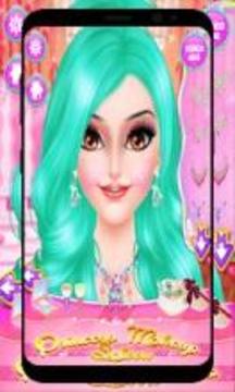Pink Princess Mackeup Salon : Star Girl Makeover游戲截圖4