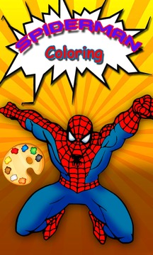 Spider-Man Coloring pages : Spider Games游戲截圖1