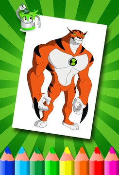 Ben 10 Colouring Book游戲截圖5