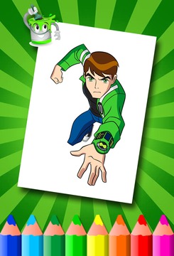 Ben 10 Colouring Book游戲截圖2