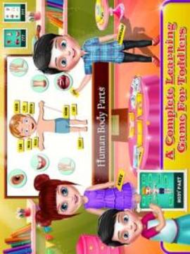 Our Body Parts - Human Body Part Learning for kids游戲截圖4