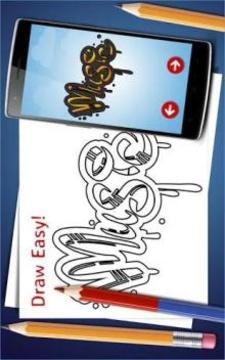 How to Draw Graffiti step by step Drawing App游戲截圖5