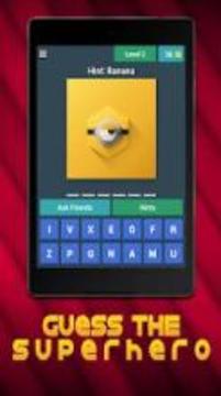 Name The Superhero: Logo Quiz Game游戲截圖3