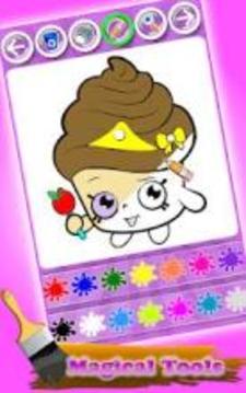 My Sweet Cupcake Saloon Coloring Book Pages游戲截圖5