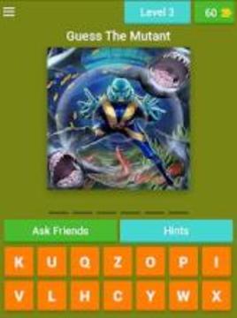 Guess The X Man Quiz游戲截圖4